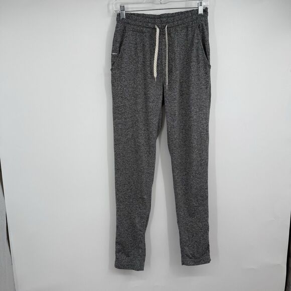 Vuori Ponto Performance Pants Mens S Gray Heather Athleisure Comfort Gym - Picture 2 of 11
